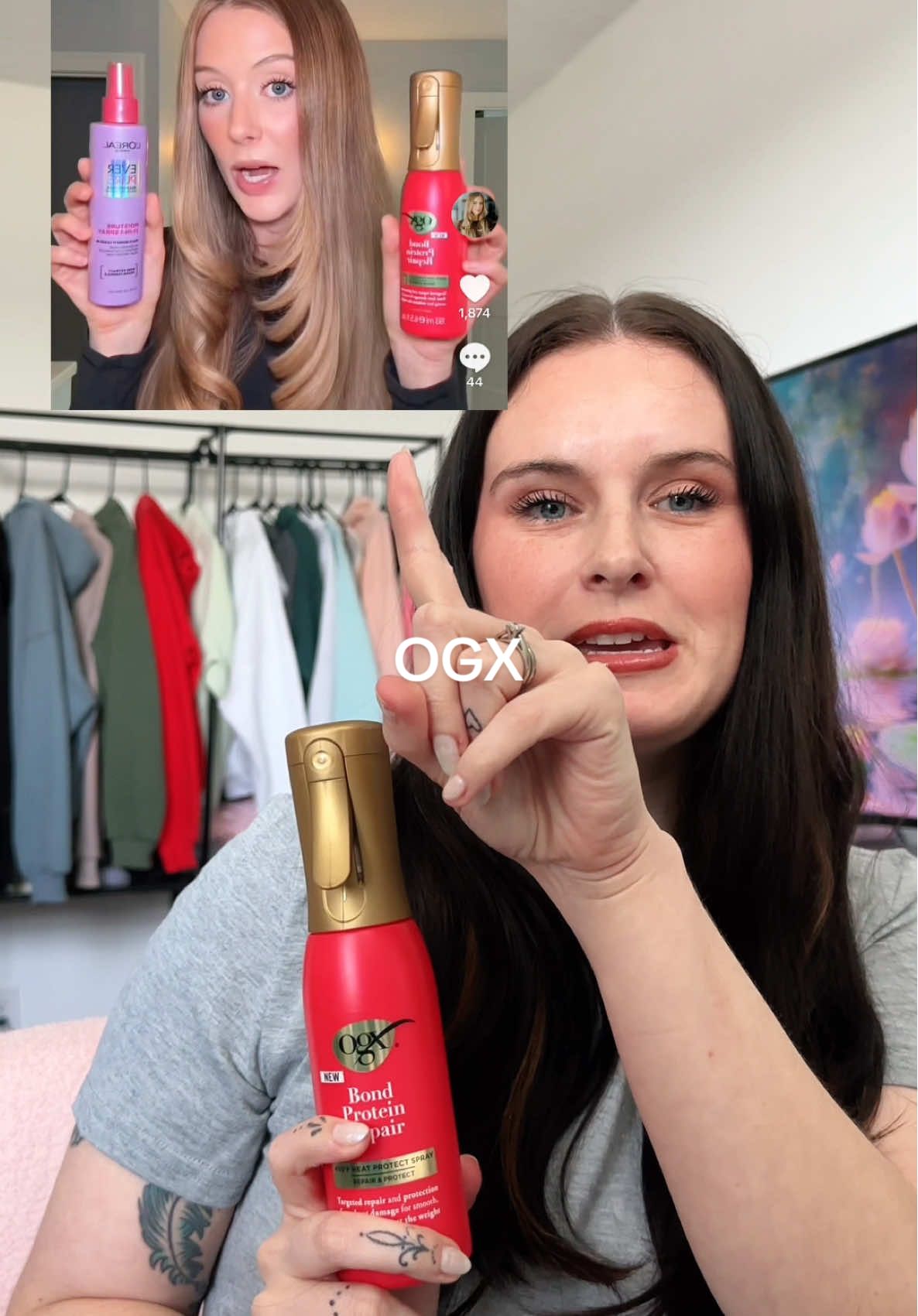 This @OGX Beauty Bond Protein Repair is Abbey Yung approved 👏🏻 protect and heal your hair all at the same time! #ogxbeauty #ogxbondproteinrepair #bondproteinrepair #abbeyyung #abbeyyungeffect #bondrepair #haircare #heatprotectant #ogxhair 