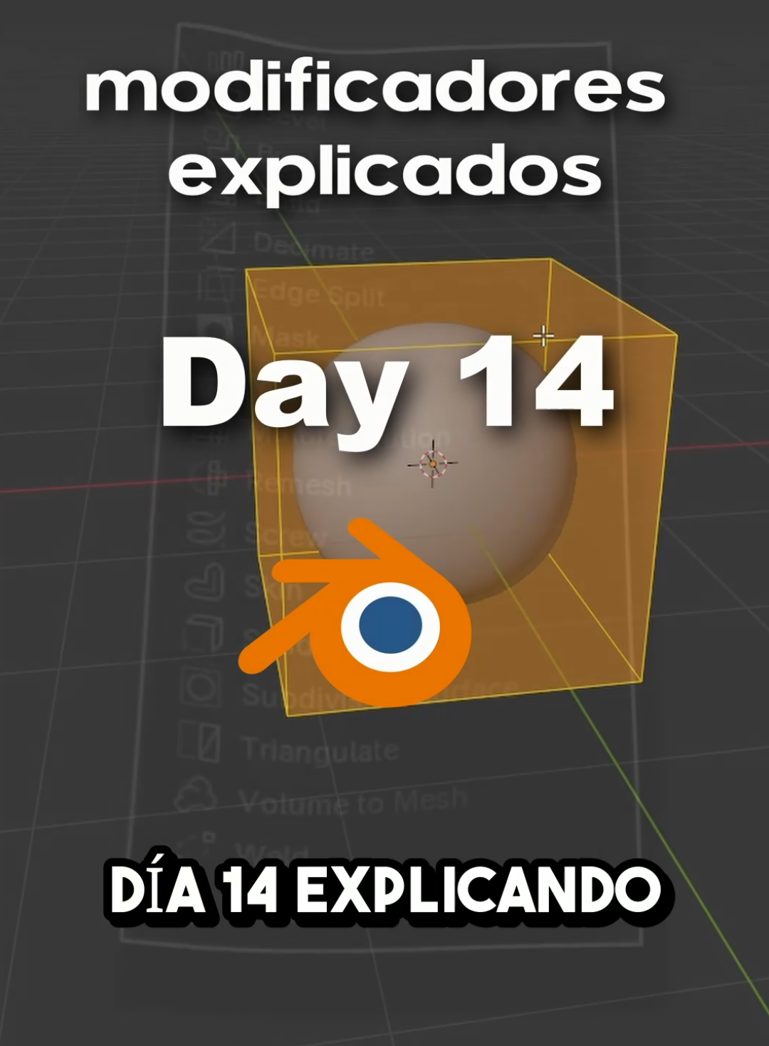 El modificador más usado de todo blender!! Subdivisión surface  #blender3d #easy #tipsandtricks #begginer #principiante #blender #tips #tip #trick #quick #modifier 