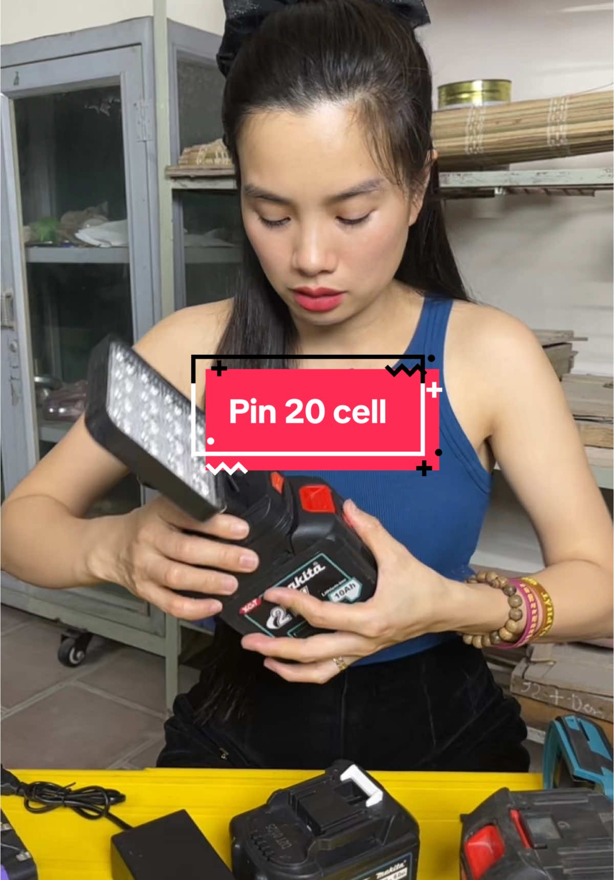 Pin 20cell #thanhmai92 #pin #pin20cell #pin20cellmakita #cokhi 