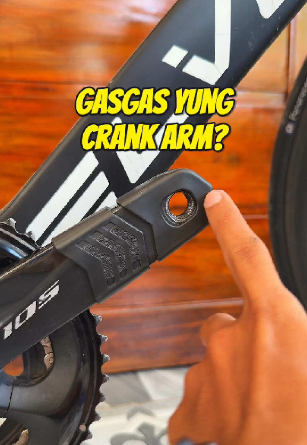Hindi na magagasgasan yung crank arm naten😄💙 #crankarm #protector #siklistangtiktoker #bike #bikelife 