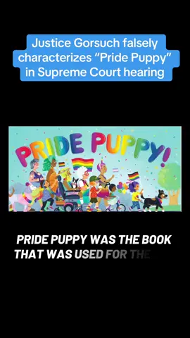 This is ridiculous. #fyp #politicstiktok #justicegorsuch #pridepuppy #supremecourt #leather #politics 