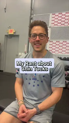 The chin tuck is a staple exercise in the treatment for chronic neck tightness or cervicogenic headaches.  They are also a great way to PREVENT those things from occurring in the first place so let’s get this exercise right! Goals of the exercise:  - strengthen the deep neck flexors (longus colli and longus capitis) - calm the nervous system by teaching the accessory muscles surrounding the neck to relax - decrease biomechanical stress on cervical spine during daily activity and weightlifting Technique tips: - Place your tongue on the roof of your mouth (disengaged the platysma muscle) - Pretend a rod is going through both ears and rotate your head back about its axis - Place two fingers to each side of your esophagus to feel for the muscles popping up into your hand - Integrate the motion with certain weightlifting exercises that may place some tension through your neck (pull, push exercises usually) It’s a great movement that can be incorporated into your daily routine with ease and will go a long way in protecting the longevity of your neck! #physicaltherapy #physicaltherapist #physio #physiotherapy #physicaltherapyworks #PTworks #physicaltherapyhumor #chintuck #chintuckexercise #neckpain #chronicneckpain #chronicneckpainrelief #physicaltherapytips