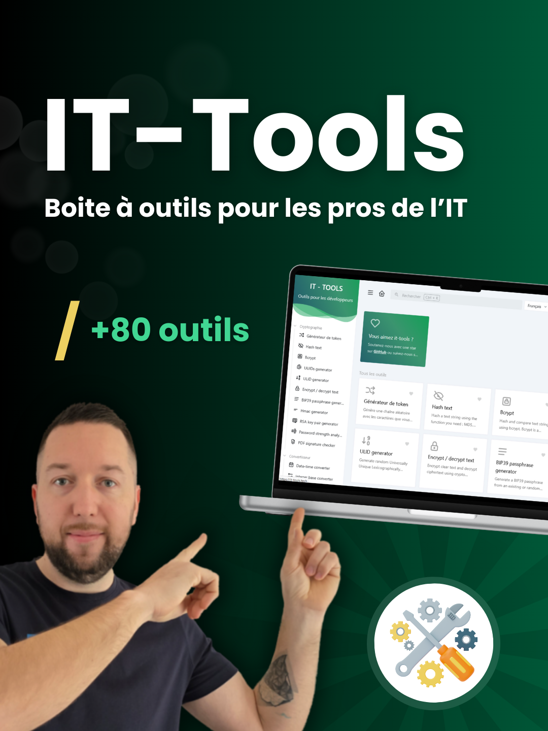 🧰 IT-Tools : la boîte à outils web ultime pour les pros de l’IT ! Besoin de convertir, décoder, analyser ou générer rapidement des infos ? 🔧💻 📦 Open source et auto-hébergeable (NAS, serveur, PC…) 👉 Gagnez du temps au quotidien avec cet outil indispensable ! 📄 Article complet : https://www.it-connect.fr/it-tools-boite-a-outils-web-indispensable-pour-les-pros-de-informatique/ #IT #Tools #SysAdmin #Dev #OpenSource #Informatique #CyberSécurité #Docker #Geek #ITConnect #Tuto #Astuce #technology #fyp #fyourpage