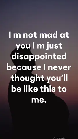 I’m not mad at you… just disappointed. Because out of everyone, I never thought you would be the one to hurt me like this. It’s always the ones you trust the most who leave the deepest cuts. Follow @velvetheart for more raw heartbreak and honest love. #velvetheart #relationshiptruths #disappointednotmad #heartbreakquotes #emotionaltruths #trustedthewrongperson #lovewounds #realemotions #quietpain #deepfeelings #brokentrust #unexpectedhurt #romanticpain #itsokaynottobeokay #selfhealing #empathenergy #emotionalscars #toxiclove #HealingJourney #truthquotes #creatorsearchinsights 