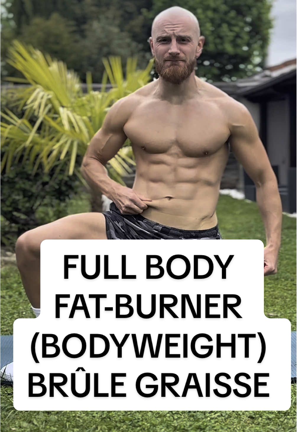 SESSION – FULL BODY FAT-BURNER (BODYWEIGHT) ⬇️ SAVE • SHARE • LIKE • COMMENT • 8 exercises • 30 sec work / exercise • 30 sec rest after each round • 4 rounds • Goal: Burn fat, sculpt your abs, and build endurance 1️⃣ High Knees 2️⃣ Flutter Kicks 3️⃣ Jumping Lunges 4️⃣ Standing Opposite Toe Taps 5️⃣ Single-Leg Crunch to Heel Tap 6️⃣ V-Ups (Hands on Floor) 7️⃣ Jump Squats 8️⃣ V-Ups ⸻ #fatburn #brulegraisse #abds #workoutmotivation #fullbodyworkout #absworkout #homeworkout #abs #tonedabs #sculptedabs #workout #fitnessjourney #fitnessaddict #trainhard #coreworkout #fatloss #workoutmotivation #bodyweightworkout #abworkout #shreddedabs #traininsane #FitnessLifestyle #Fitness #workoutathome #absculpt