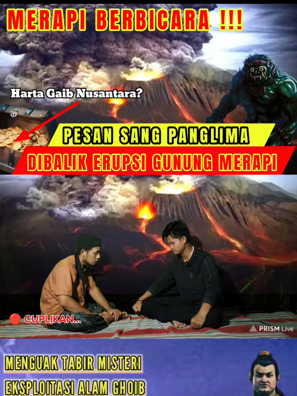 Menguak Sisi Ghaib Gunung Merapi Meletus; Benarkah Ada Kaitanya Dengan Akhir Zaman? Erupsi Gunung Merapi bukan hanya fenomena alam biasa? Dalam penelusuran gaib kali ini, kami mendapatkan perspektif mengejutkan dari salah satu  penjaga di sana. Ada pesan mendalam tentang pentingnya memperbaiki diri, beribadah dengan ikhlas, dan menyadari tanda-tanda akhir zaman. Simak selengkapnya! karena Vidio yang kami tayangkan mengandung unsur gaib, jadi boleh percaya boleh tidak dan kebenaran Mutlak Milik Allah. semoga bisa mengambil hikmahnya dan menambah wawasan dalam hal keGAiBAn.  Hastag; #GunungMerapi #MerapiMeletus #SisiGaibMerapi #DuniaGaib #FenomenaGaib #Spiritual #Mistis #YakjujMakjuj #AkhirZaman #PesanSpiritual #IntrospeksiDiri #IbadahIkhlas #Mediumisasi #PenelusuranGaib #MisteriMerapi #sanghyangnurcahyaningnirwana #padepokangajahmada