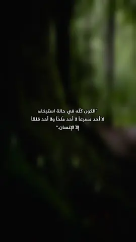 #اقتباسات #اقتباس #العجلة #طمئنينة #ريلز #اكسبلورexplore 