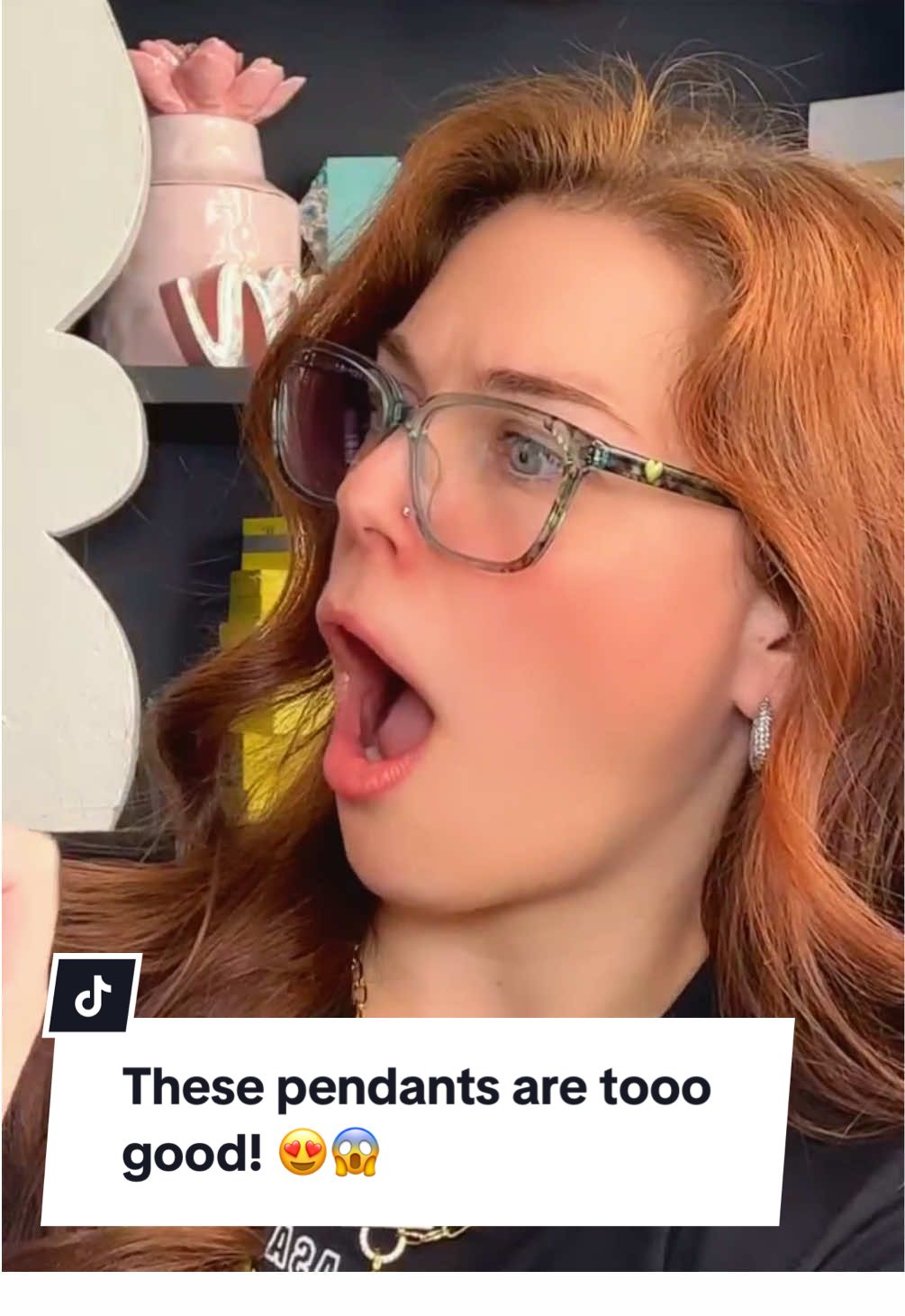 Please enjoy my extremely animated facial expressions! 😂😅 #fyp #LIVEhighlights #TikTokLIVE #LIVE #bpjewelry #pendant #surprise #shocked 