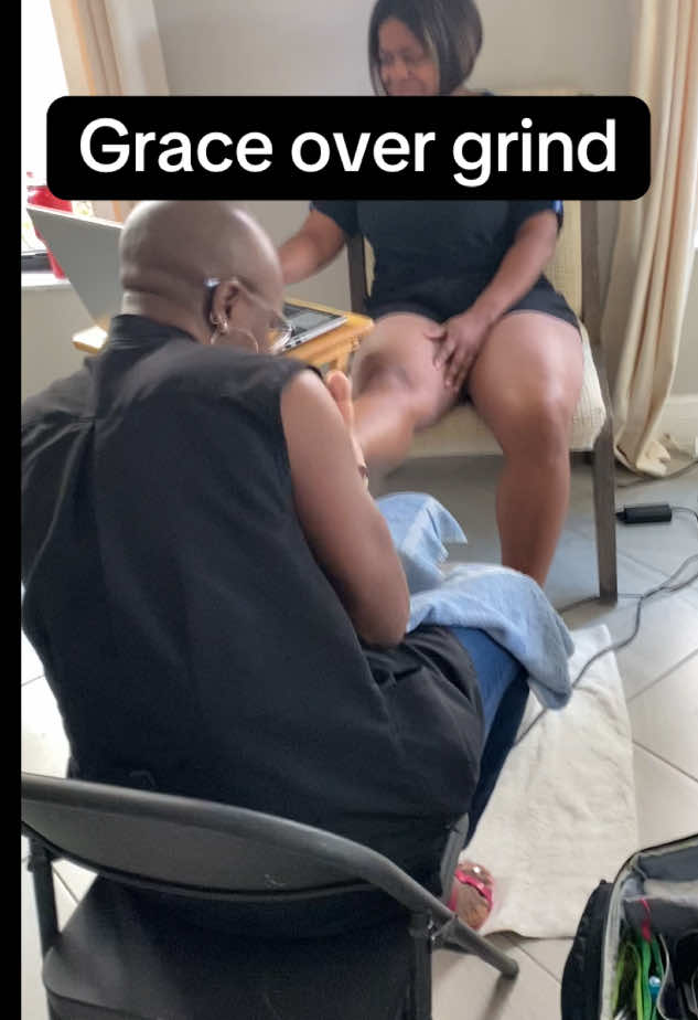God didn’t call me to grind nonstop—He called me to flow in purpose. Yes, I’m handling business… but I’m doing it with peace, polish, and a pedicure.