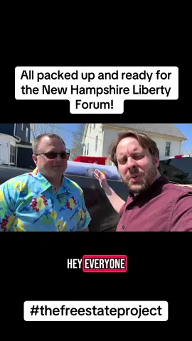 All packed up and ready for the New Hampshire Liberty Forum! #viraltiktok #viralvideo #fyp #fsp #newhampshire #nh #newengland #thefreestateproject #liberty #freespeech #freedomofspeech #debate #debatetiktok 