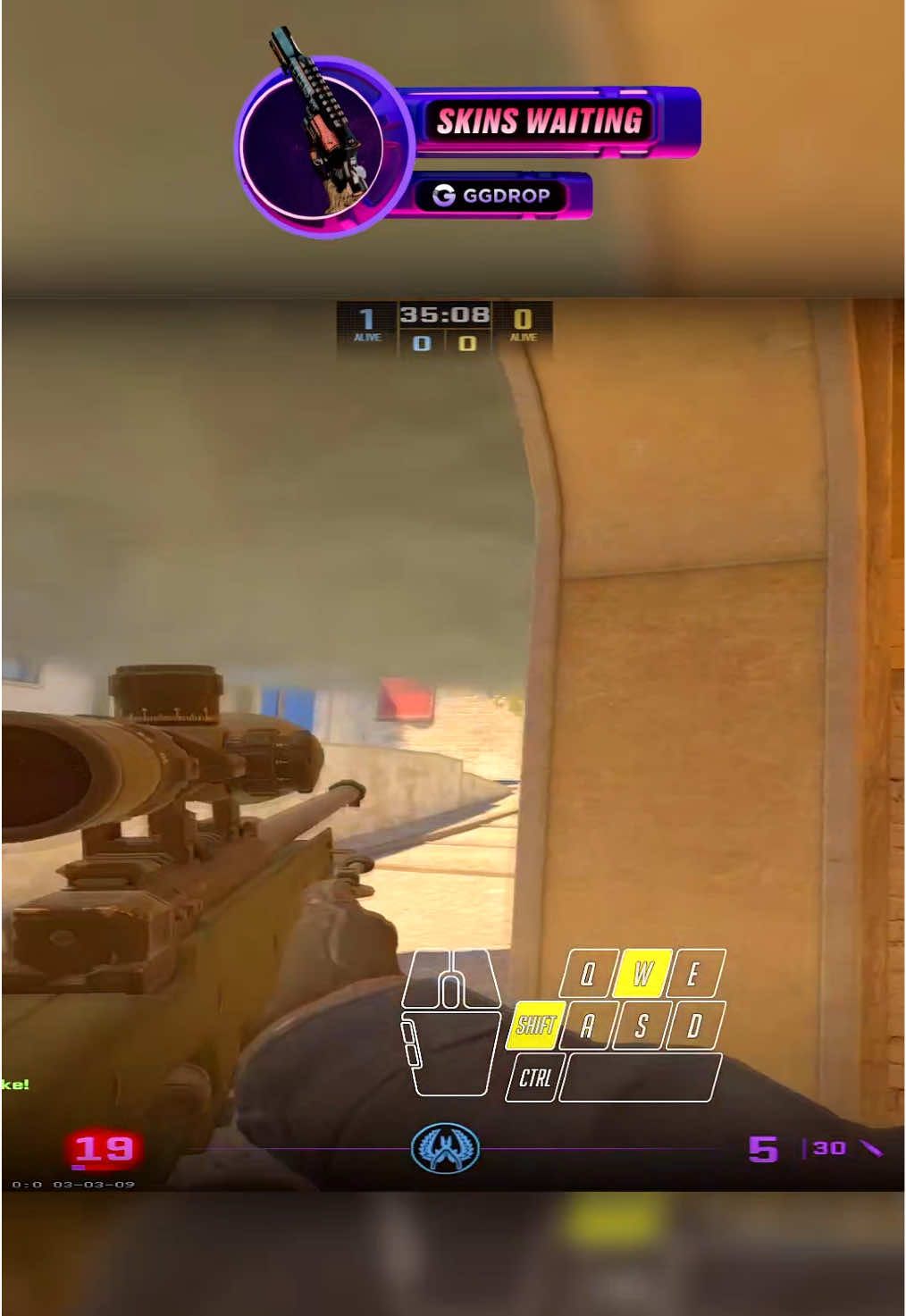 New smoke to con Mirage #counterstrike #csgo #cs2 #faceit #144hz 