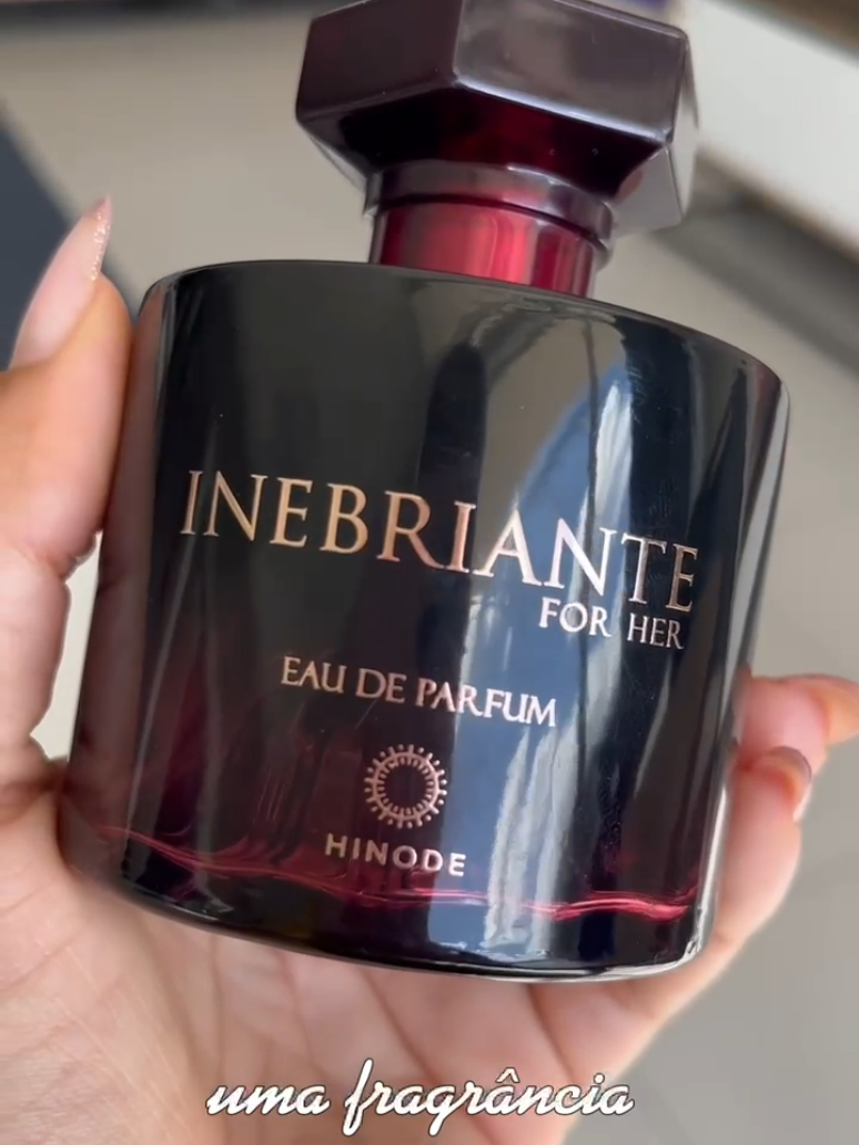 Inebriante For Her (Eau de Parfum) da Hinode. Compre pelo link da Bio. #hinode #inebriante #perfume #eaudeparfum #mulher #perfumaria