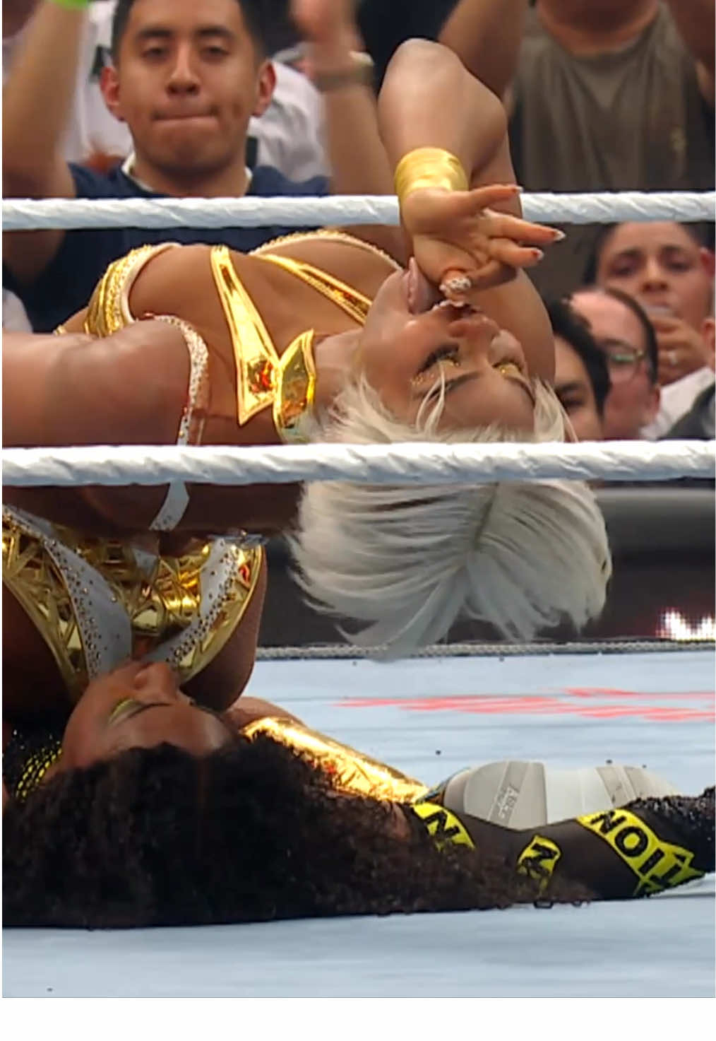 TOO MUCH POWER 💪 #WWE #JadeCargill #Naomi 