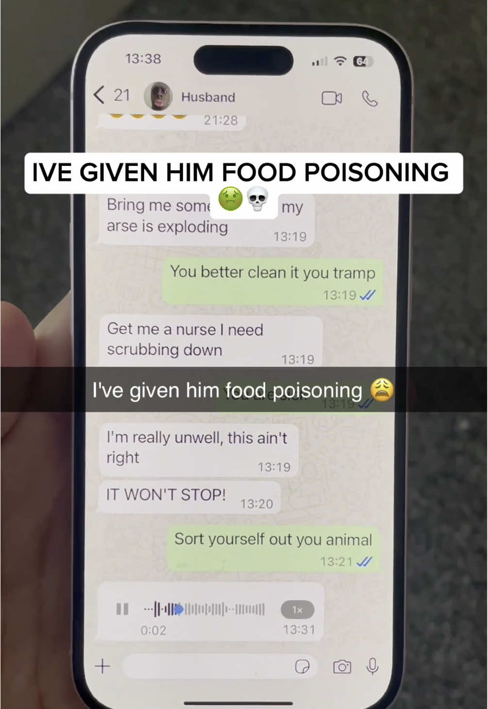 He was so unwell 🤢🤮  #thermometer #meatthermometer #cooking 