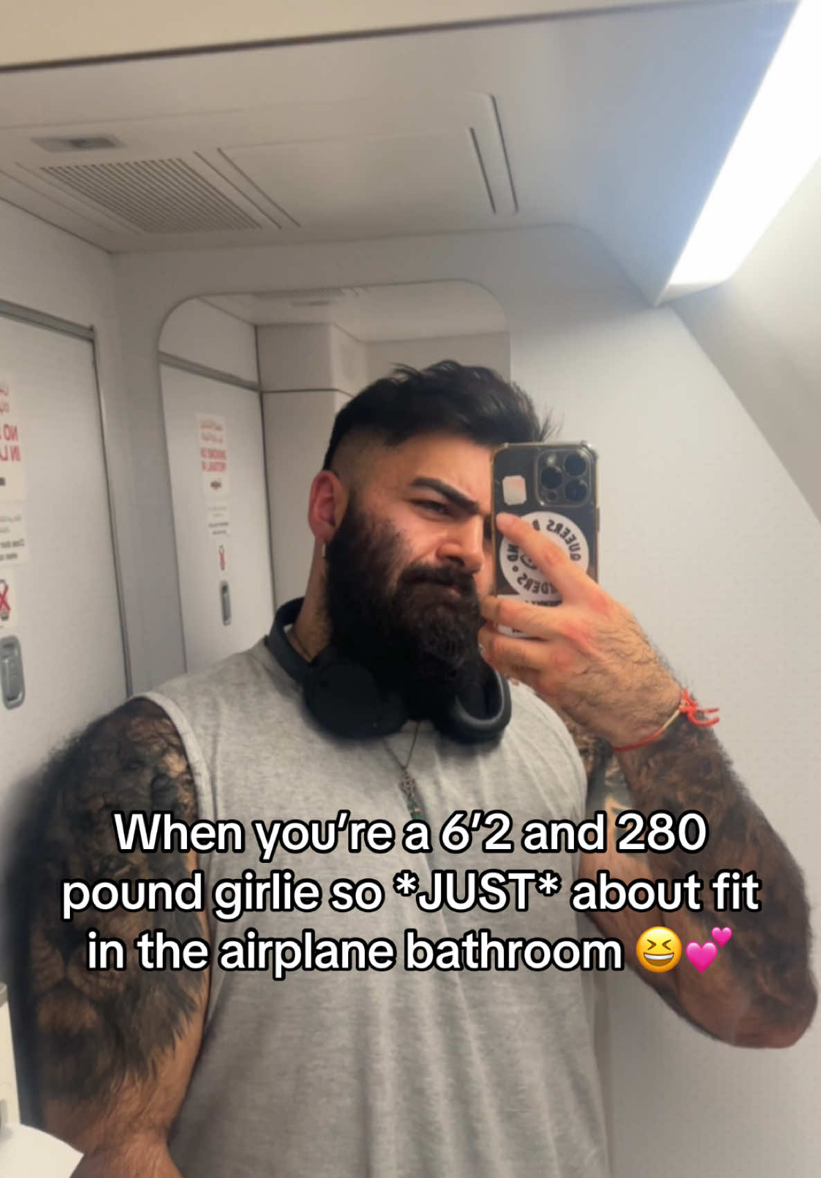 It be CRAMPED in there 😭😭  #airplane #holiday #bigboy #gay #lgbtq 