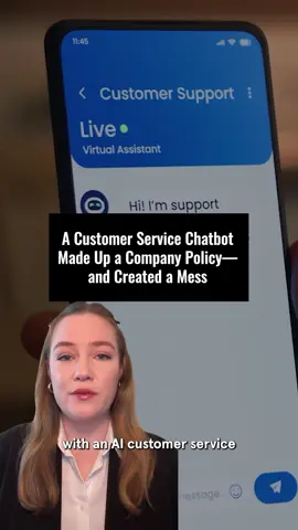 Who’s responsible when a customer service chatbot invents a company policy? It’s a question that is only going to become more common in the coming years.