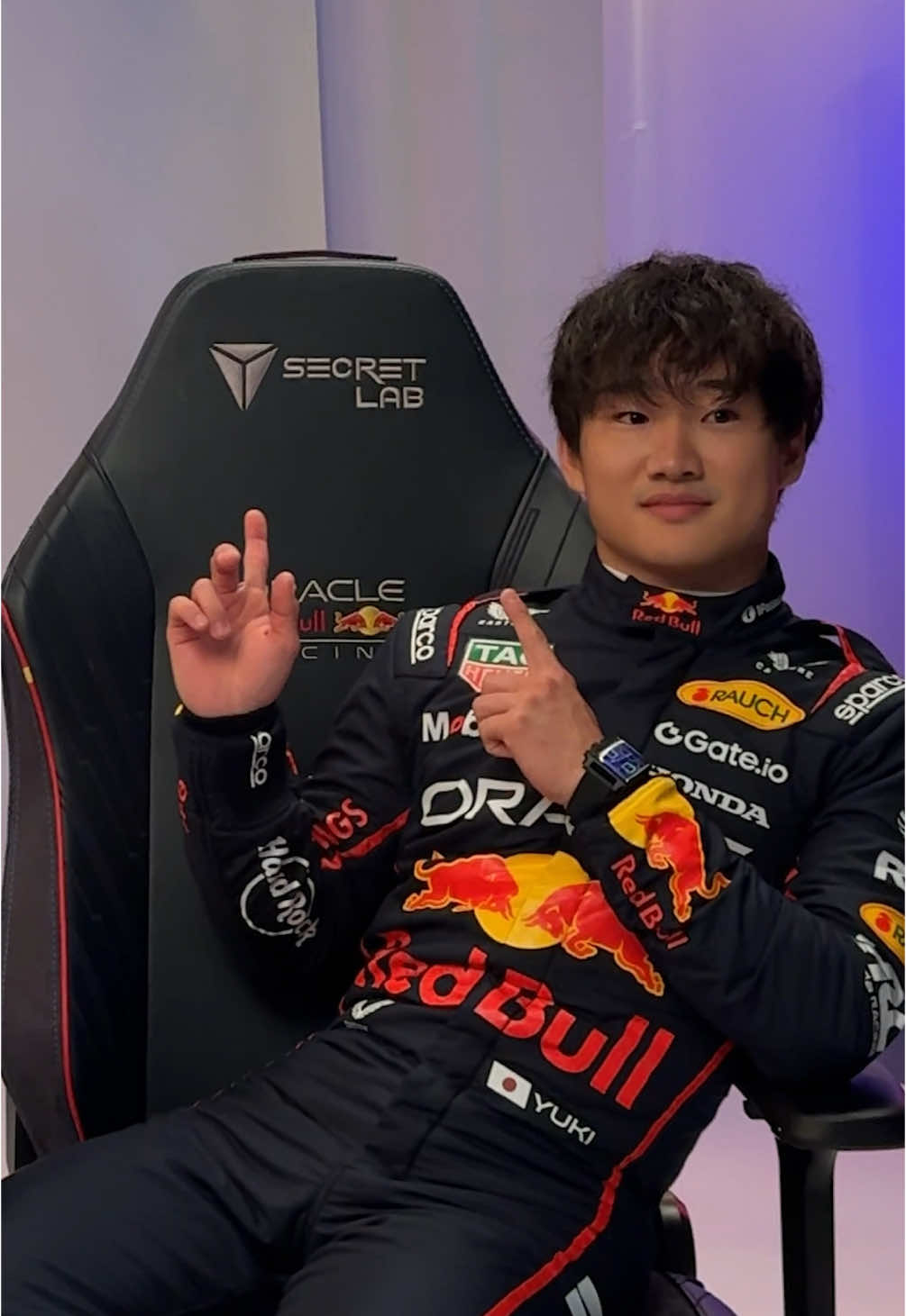 Wawaweewa 🤴  #f1 #yukitsunoda #funny #king 