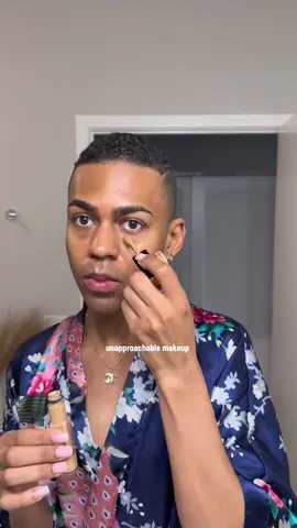 Makeup isn't just a routine, it's a reset #menmakeup #grwm #MakeupRoutine #everydaymakeup #makeupideas #makeup #blackmeninmakeup #makeuptipstiktok 