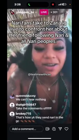 After videos of Zaria birthday started to surface & people noticed similarities between Zaria & Nari birthday. They checked out her friends page and realized Zaria friends follow Nari & everyone she’s connected too including Naris Ex. #rodwave #rodwaveshaderoom #teatimewithcee #fypシ #minibvarbie #zaria #feeling22🥳🥳🎉♥️ 