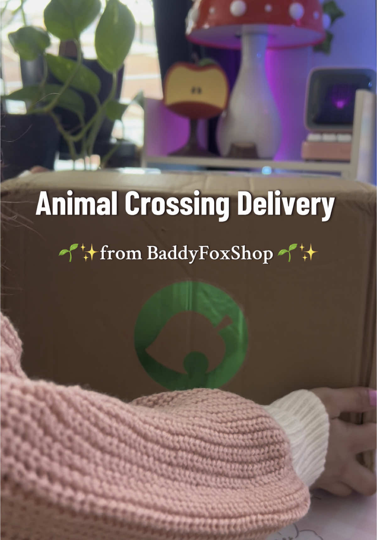 I am obsessed with their entire shop! 😍 check them out! @baddyfoxshop #baddyfoxshop #animalcrossing #animalcrossingnewhorizons #acnh #animalcrossingmerch #unboxing #gamers #switchgamer #gamerfyp #deskdecor #animalcrossingswitch #newhorizons #froggychair 