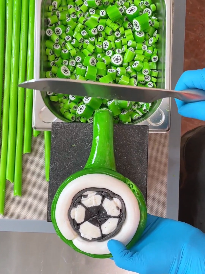 Funny Candy ⚽️ Cutting Tricks  #DIY #satisfying #funnyvideo #fyp #asmr 