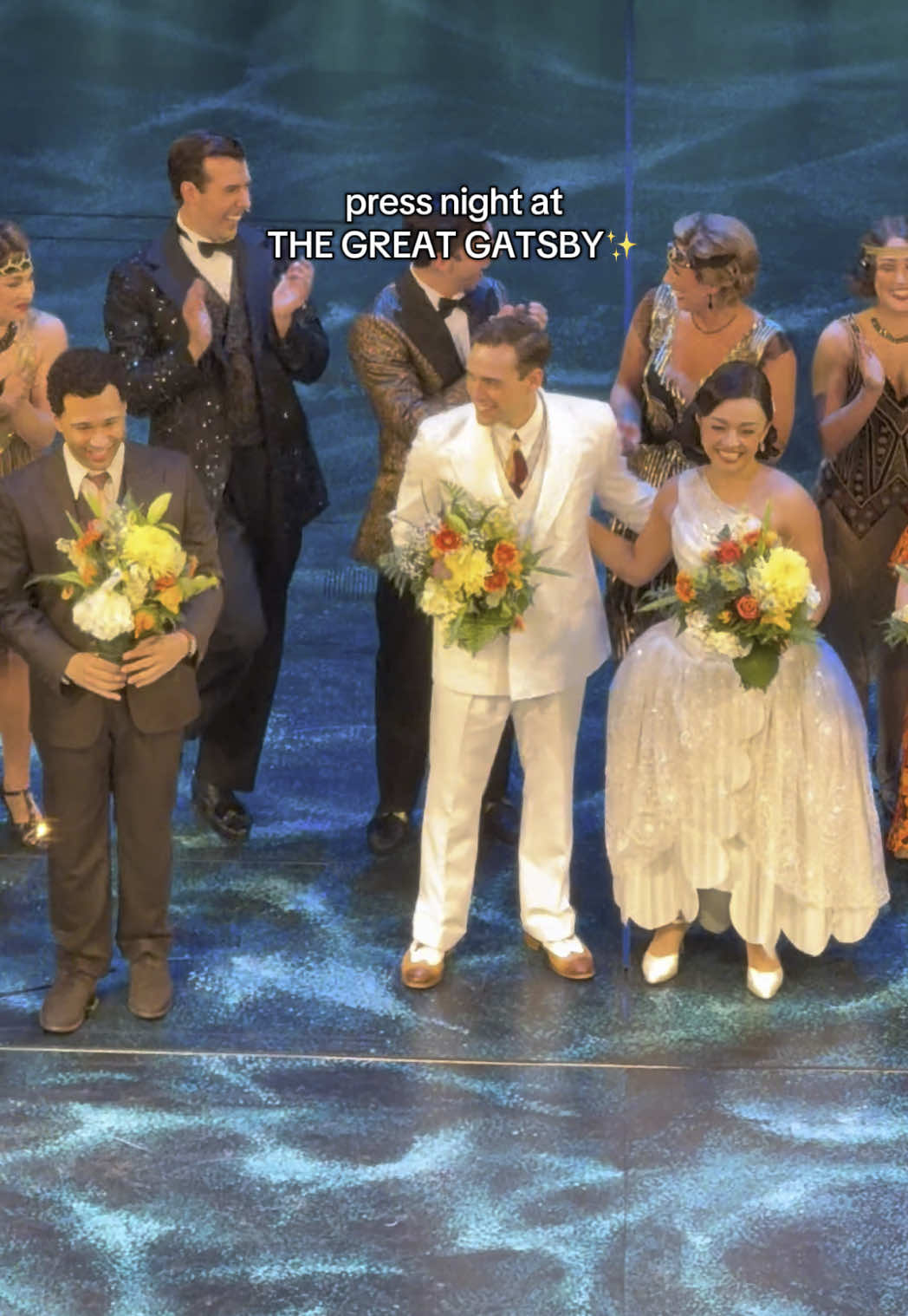 @ldngatsby a gorgeous show and incredible cast🌟💚 #fyp #thegreatgatsby #gatsby #gatsbymusical #musicals #musicaltheatre #westend #mt #london #newmoney #theatre #theatrekid 