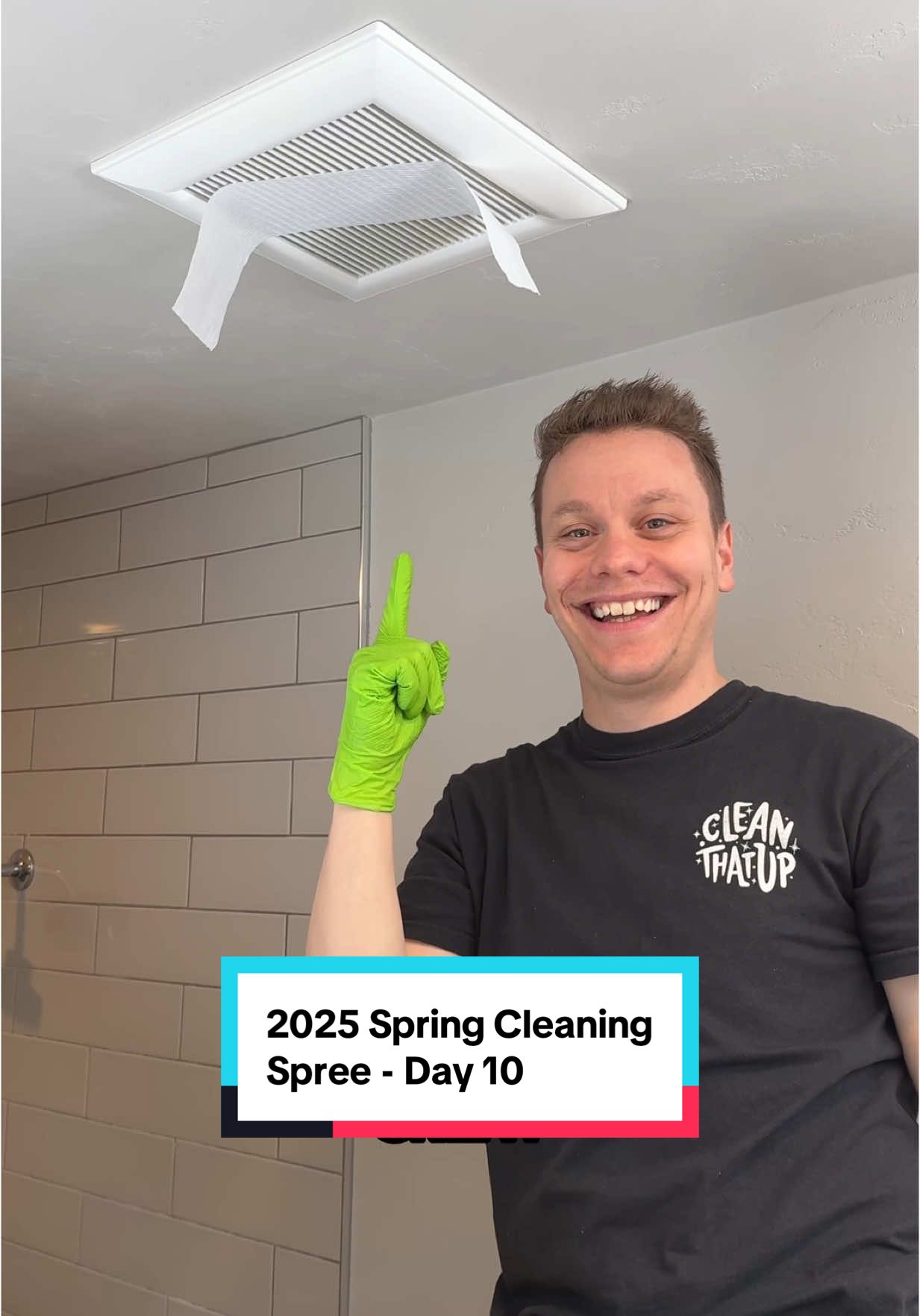 It’s Day 10 of the 2025 Spring Cleaning Spree and we’re cleaning bathroom exhaust fans 💨 Giving these fans a good deep clean helps air circulate better, cuts down on musty smells, and helps prevent mold and mildew. Some fans can even be safely taken apart, which makes cleaning the inside way easier. If you’re not sure how yours comes apart, try Googling the make and model first so you know exactly what’s safe to clean.  It’s not the most exciting job, but once that fan is sparkling and your toilet paper actually sticks to the wall again, you’ll be glad you did it. #springcleaningspree2025 #cleaning #howto #CleanTok #cleaningtips 