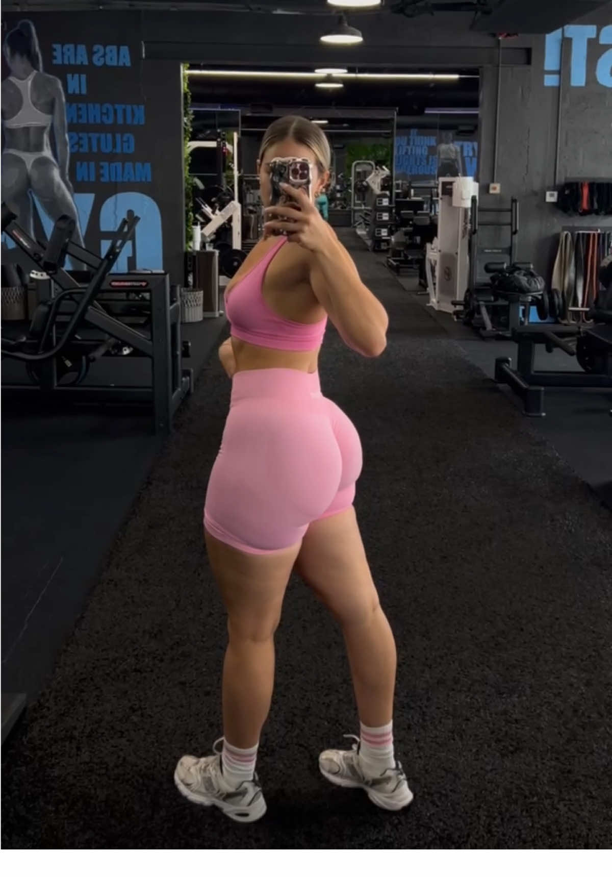 the gains 😌😌 #gym #GymTok #glutes 
