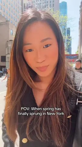 Beautiful day today in New York City 🤍 #elinahsiung #model #modelwalk #spring #springinnewyork #newyorkcity  