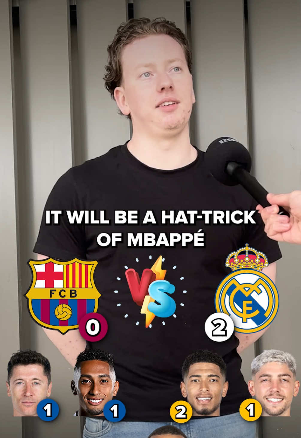 Unsurprisingly Real Madrid fans are predicting Los Blancos to lift the Copa del Rey 🙃 #realmadrid #barcelona #ElClasico #mbappe #bellingham #endrick #valverde #copadelrey #footballtiktok 