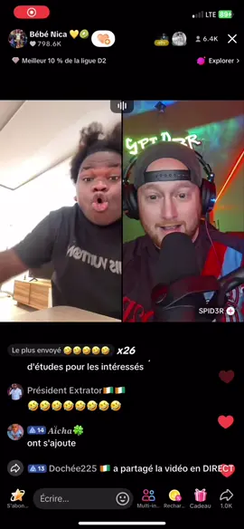 @Bébé Nica 💛🥝 #bébénica🥝 #livetiktok #comedia #france #cotedivoire🇨🇮 