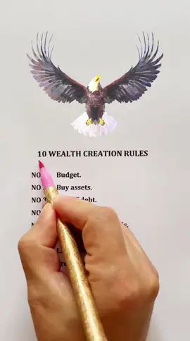 10 WEALTH CREATION RULES #success #mindset #financialsuccess #wealth 
