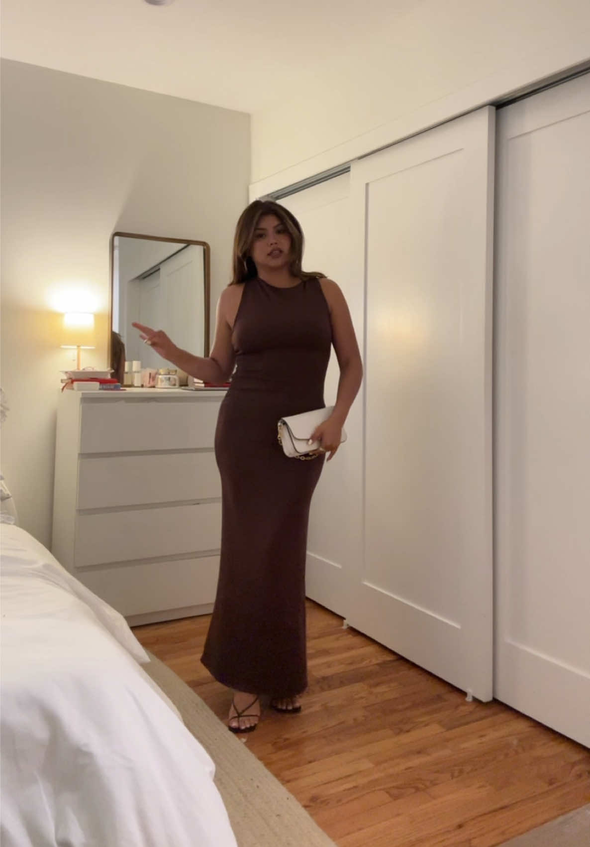 she’s going out ! 