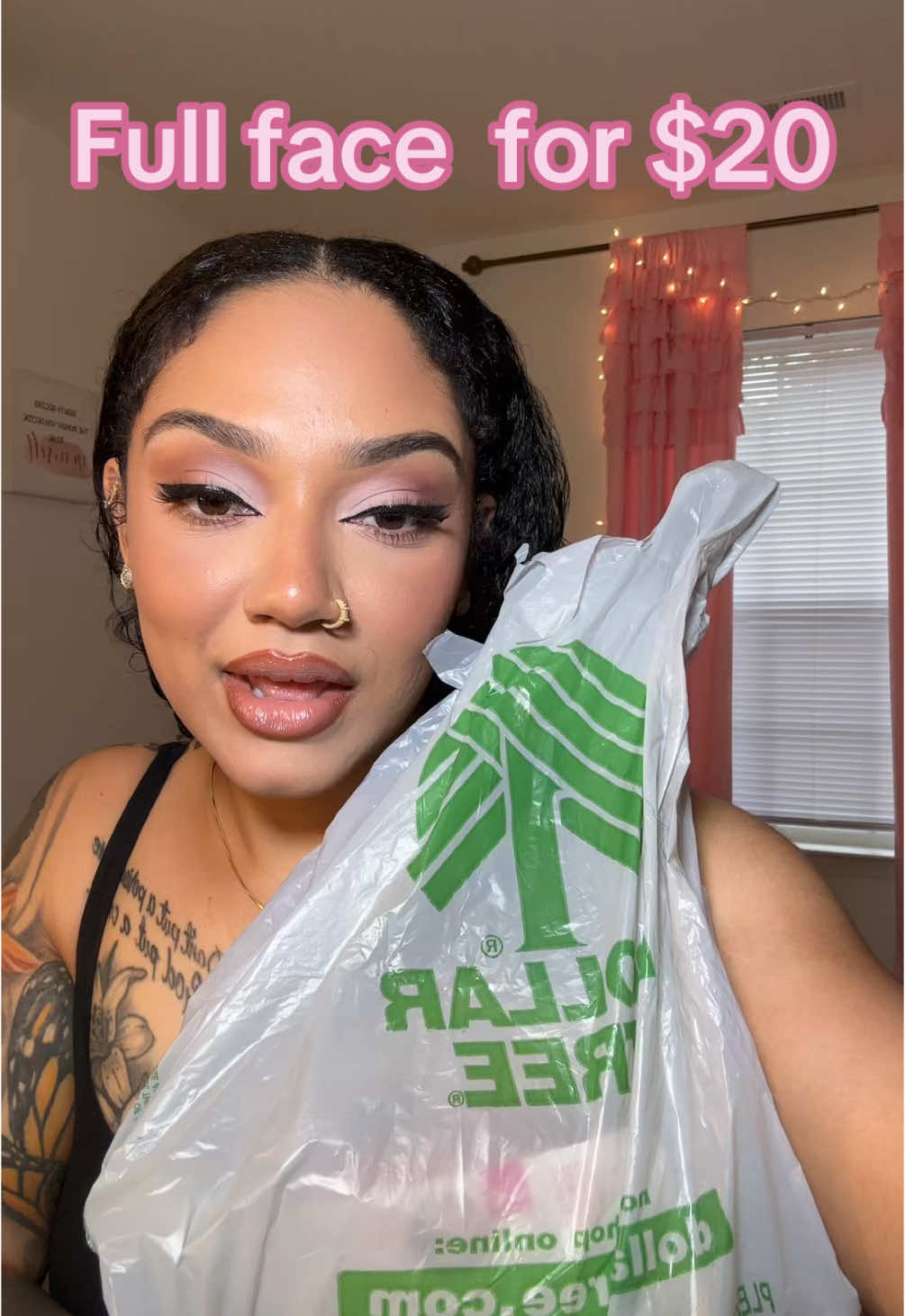 Full face for $20 at @Dollar Tree 😭 girl no shame if this is where you have to get your glam! #makeup #affordablemakeup #beautyonabudget #beautyonabudget #beautyfinds #beautyforthelow #dollartree #dollartreemakeup #kikilee #cheapmakeup #makeupdeals @LA COLORS Cosmetics 