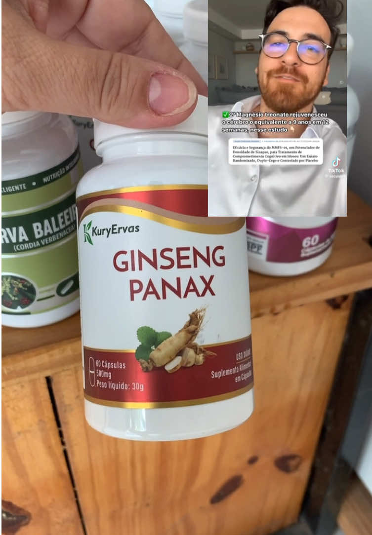 3 VITAMINAS PARA TURBINAR SUA MEMORIA B12 MAGNESIO TREONATO GISENG PANAX #memoria #foco #vitaminas 