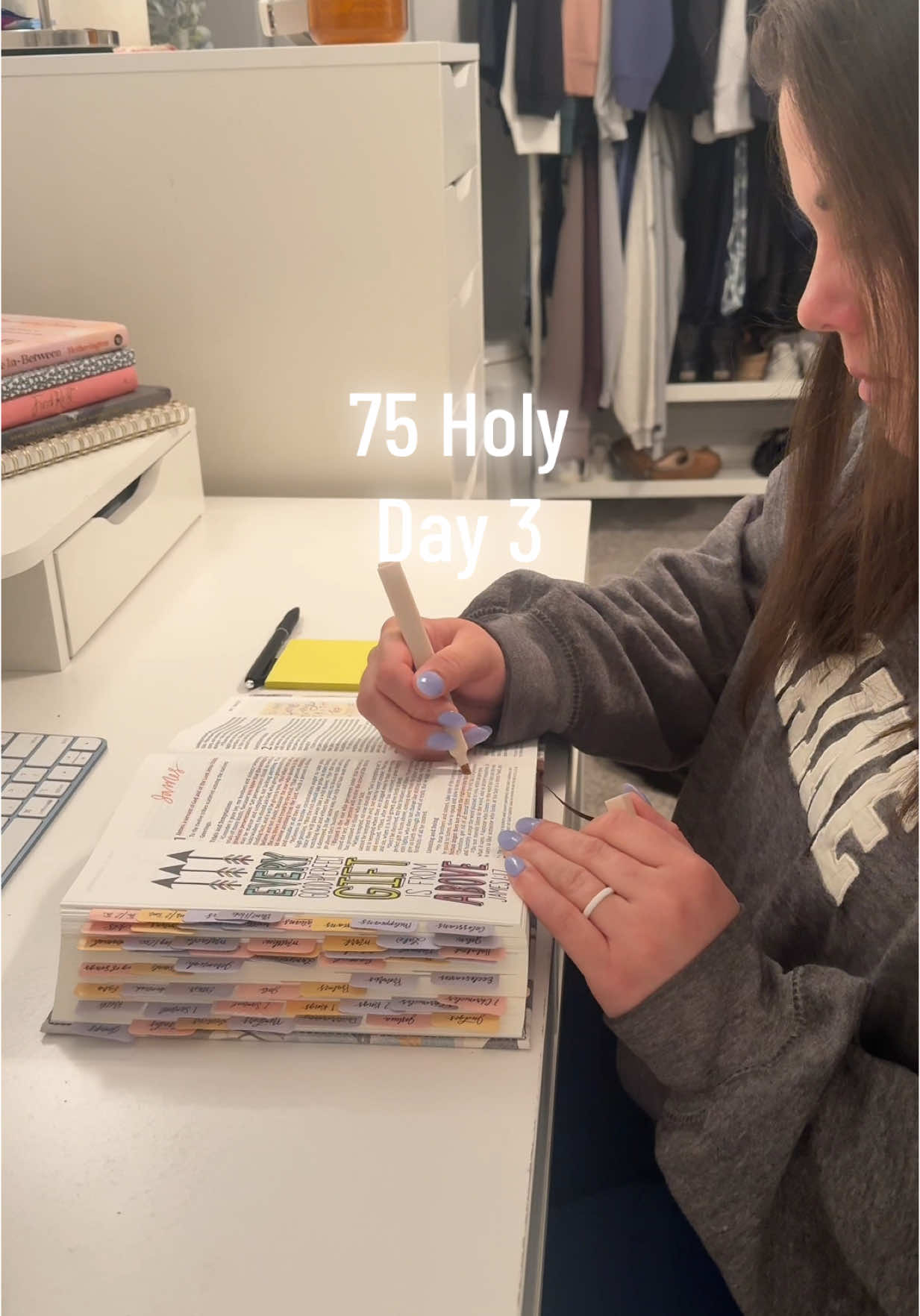 Put God first. 75 Holy: day 3 🙏🏼 #putgodfirst #blessings #christiantok #christiannurse #75hardchallenge #75holy #75holychallenge #biblereading 