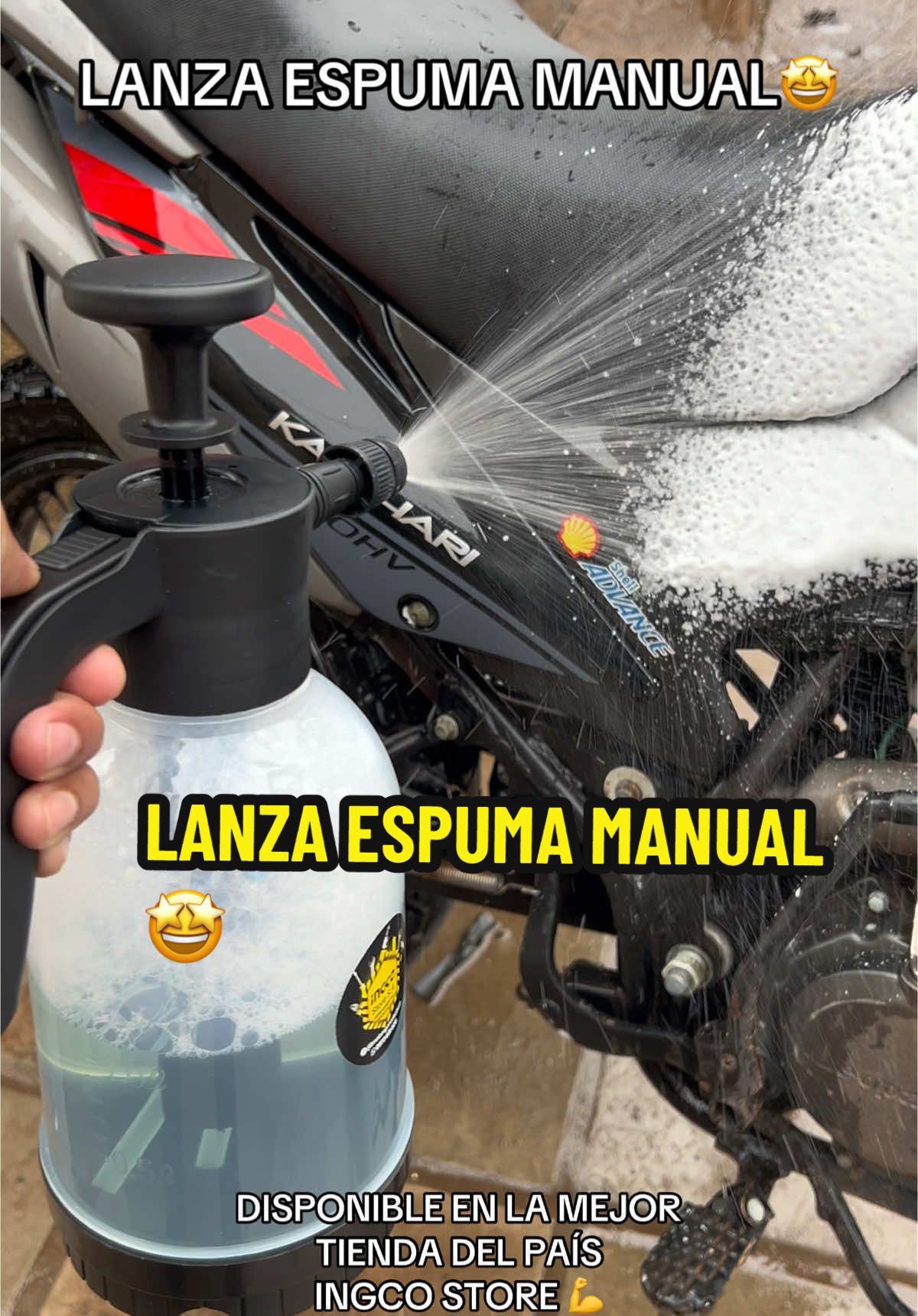 🤩Lanza espuma manual disponible ya también a nuestra tienda!! #herramientas #novedades #detailing #lavadero #lavacar #cdepy🇵🇾 