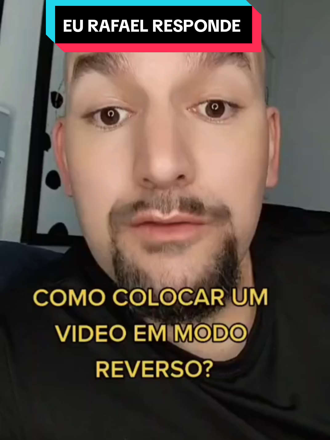 COMO COLOCAR UM VIDEO EM MODO REVERSO? #REVERSO #eurafaelresponde 