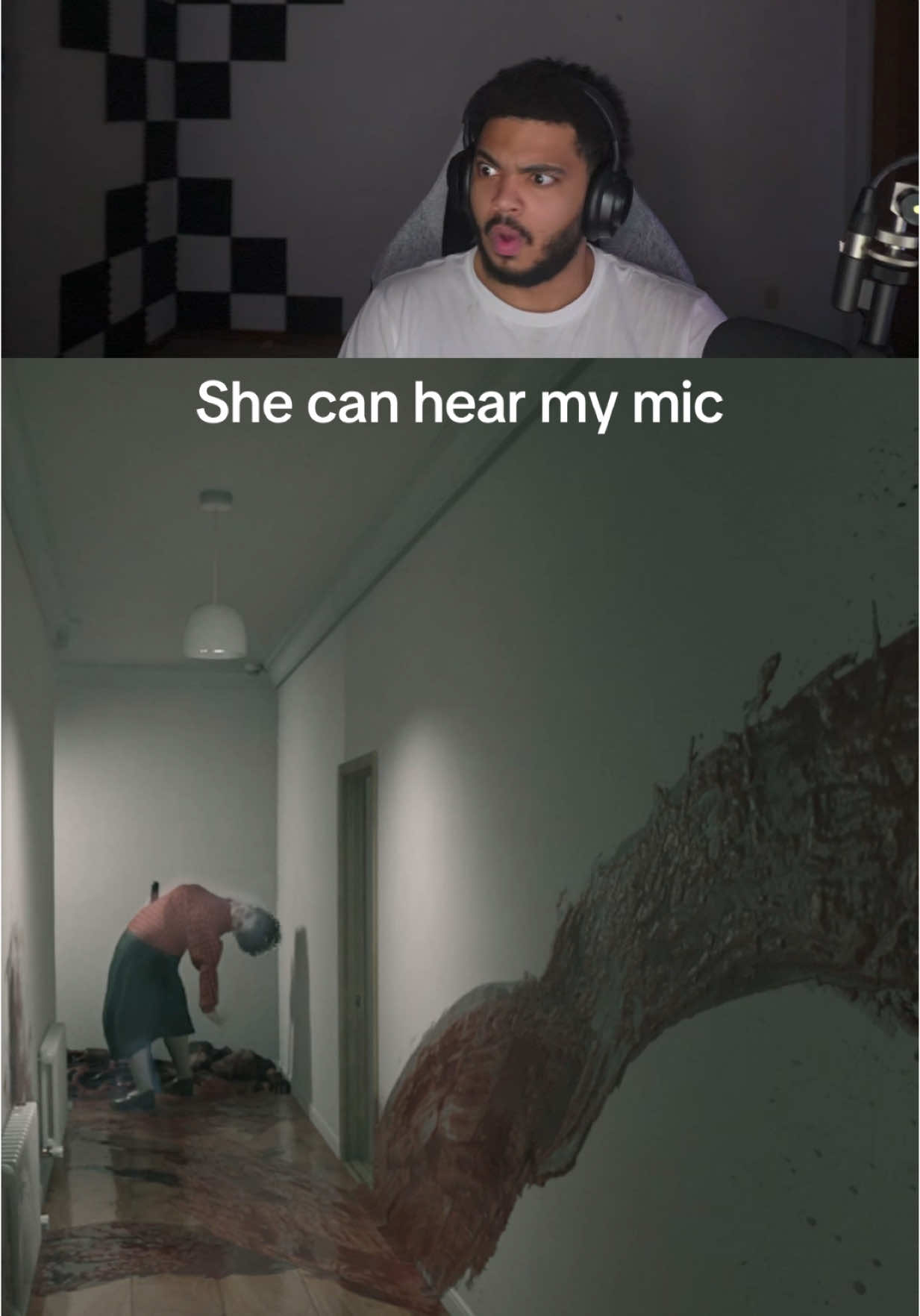 GAMES THAT CAN HEAR YOUR MIC SHOULD BE ILLEGAL 😭 #gaming #horrorgame #indiegames 