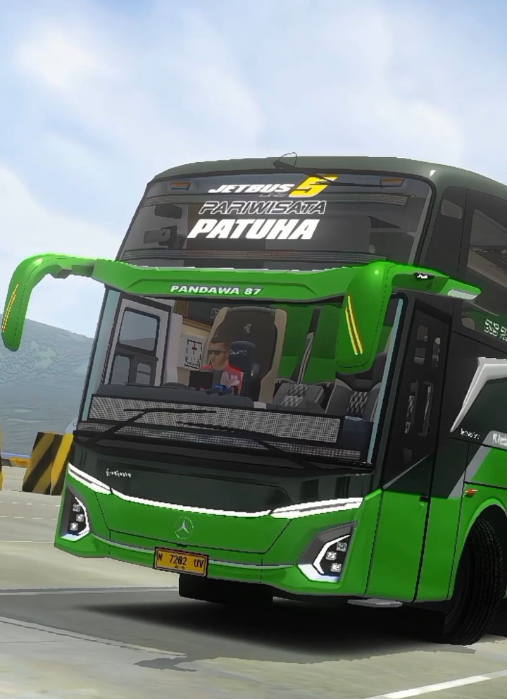 cinematic pake drone??? #CapCut #fyp #foryoupage #bussid #bussimulatorindonesia #bus 
