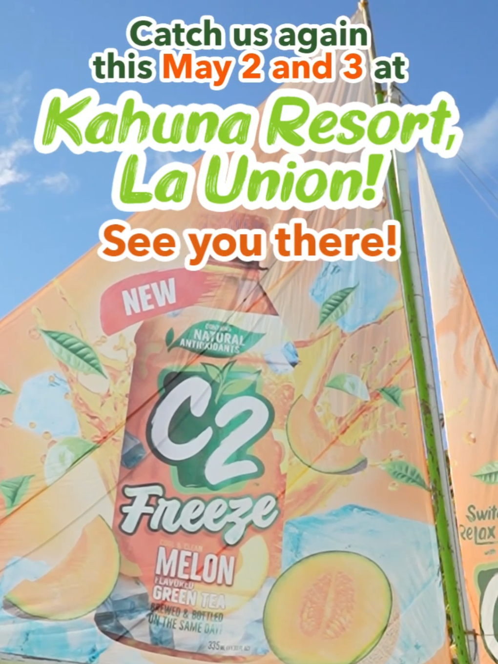Instant switch to relax mode? 🍃 That’s C2 for you! Chill vibes continue at our next C2 Summer Beach Club Activation in La Union. 🌴☀️ See you there for more refreshing fun! #SwitchToRelaxMode #C2SummerBeachClub 