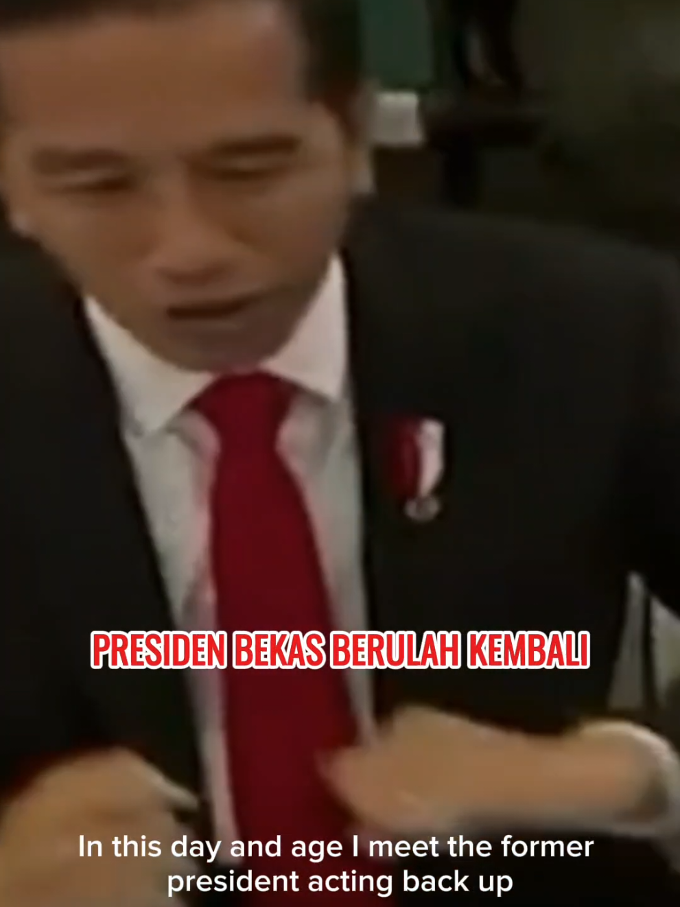 Presiden bekas berulah kembali