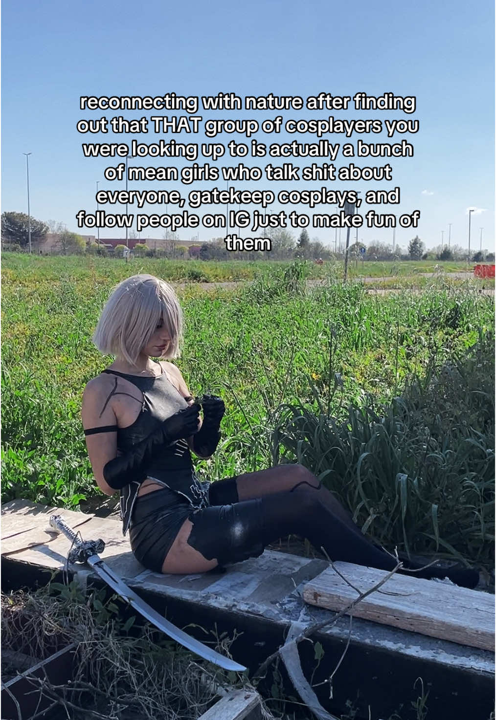 my jaw dropped ngl  #A2cosplay #A2Niercosplay #nierautomatacosplay #nier #niercosplay #A2 #nierA2 #nierautomata #nierautomataA2 #yokotaro #romics 