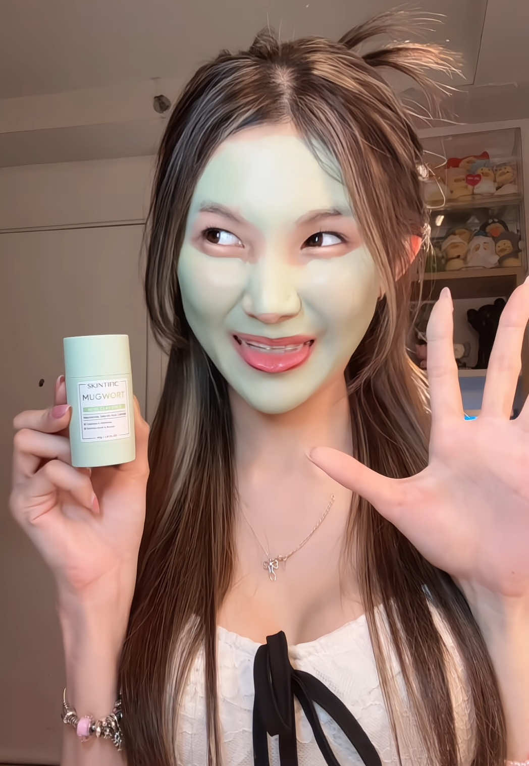 หน้าเขียวแปบเดียว แต่หน้าใสตลอดไป💚 #SkintificTH 
