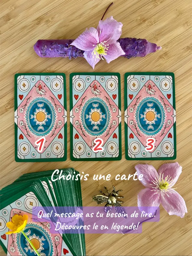 CHOIX 1 La Carte de la Lune a retenu ton intention?! Cela indique que tu arrives bientôt à la fin d’un cycle..Tu es à une étape où il va falloir que tu affrontes tes peurs les plus profondes. Il s’agit ici tout ce qui concerne l’inconscient. L’Univers t’invite à sortir des illusions de regarder les vérités en face. Les énergies de la nouvelle Lune du 27 avril pourraient avoir un effet considérable sur toi. Profites en pour diagnostiquer tout ce qui pourrait te bloquer actuellement.  CHOIX 2 La carte de La Tempérance a retenu ton intention?! Tu pourrais bien être dans une période de ta vie où tu t’apprêtes à guérir des blessures du passé. Cet arcane représente également la présence de ton ange gardien. N’hésites pas à le solliciter, il ne viendra à toi que si tu fais appelles à lui… Tu es sur la voie du retour à l’équilibre ce qui est très bien pour la suite. De nouvelles opportunités s’ouvriront à toi, ainsi ta stabilité te permettra de faire les bons choix en prenant en compte uniquement ce qui te correspond. CHOIX 3 La carte du Page de bâton a retenu ton intention?! Cela indique que tu as en tête la naissance d’un projet qui te tient à cœur. Afin que celui ci voit le jour, des actions sont à mettre en place (une formation, des investissements, des recherches d’informations, des nouveaux contacts…) L’univers t’encourage dans cette voie et à avoir confiance en celle ci. N’oublies pas que toute pensée devient créatrice… « si on veut obtenir quelque chose que l’on a jamais eu, il faut tenter quelque chose que l’on a jamais fait! » 𝒫ℯ́𝓇𝒾𝒸𝓁ℯ𝓈 #guidance #tiragedecarte #tirageachoix #medium #divination #pourtoi #conseildetonguide #voyance #messagedivin 