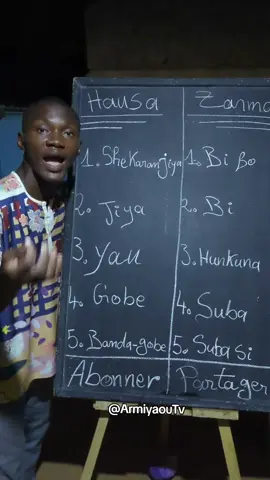 Cours de #Hausa et #Zarma 