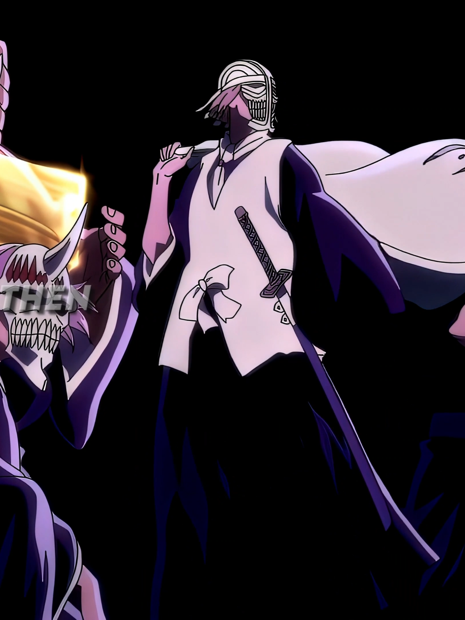 The return of the visored ' TYBW ' caption stye inspired from @senzuuuuuuuuuu  #visored #bleach #bleachanime #bleachedit #bleachtybw #shinjihirako #ichigo