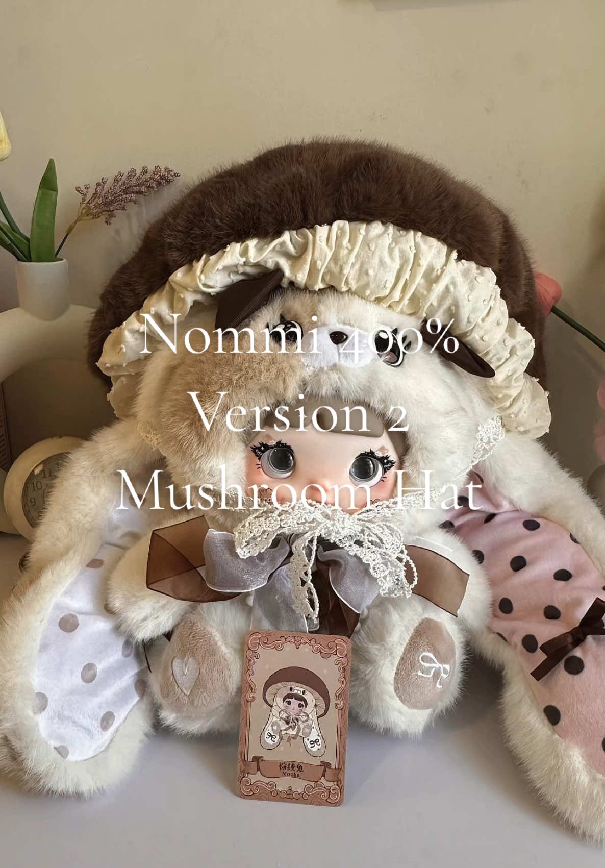 Unboxing Nommi 400% V2 #nommi #nommi400% #nommi400v2 #mushroomhat #unboxing #blindbox #plushdoll #version2 