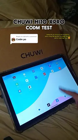 Replying to @tykin9 performance ni Chuwi Hi10 XPro kapag naglaro ka ng CODM 😊  #chuwi #chuwiph #chuwiphilippines #chuwitablet #chuwitabletreview #tabletreview #affordabletablet #gadgetreview 