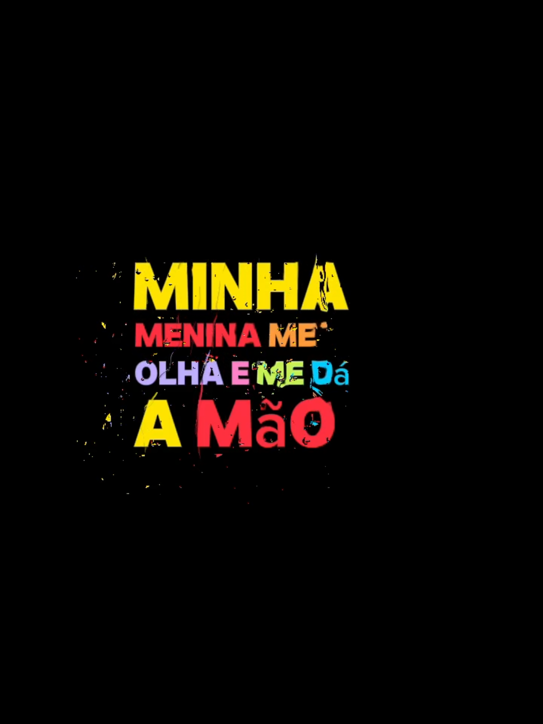 me olha e me da a mão..✌🏾 #tipografia #fyp #menordavg #funkantigo #mckevin